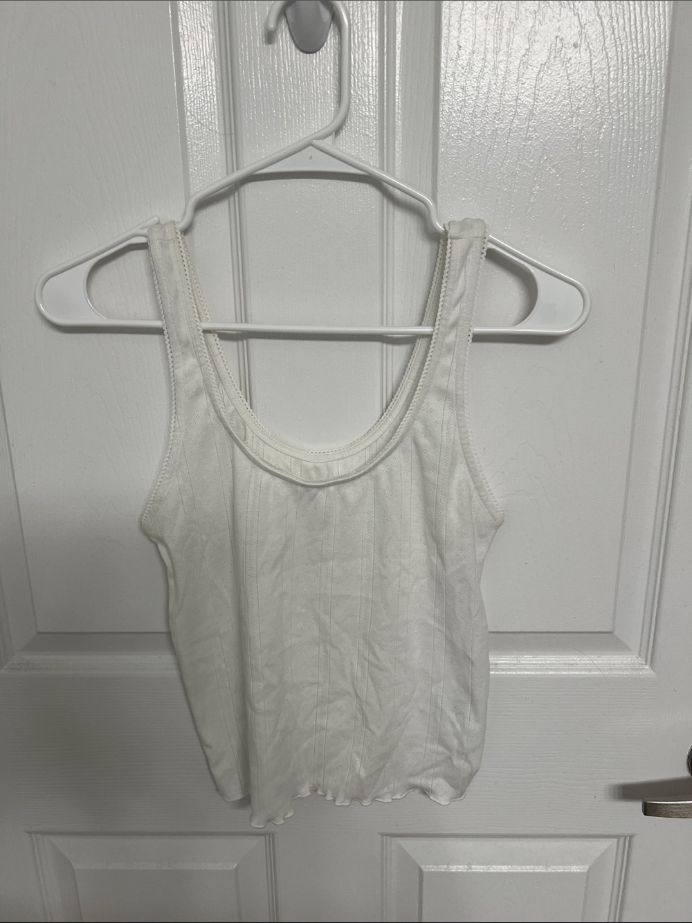 White tank top